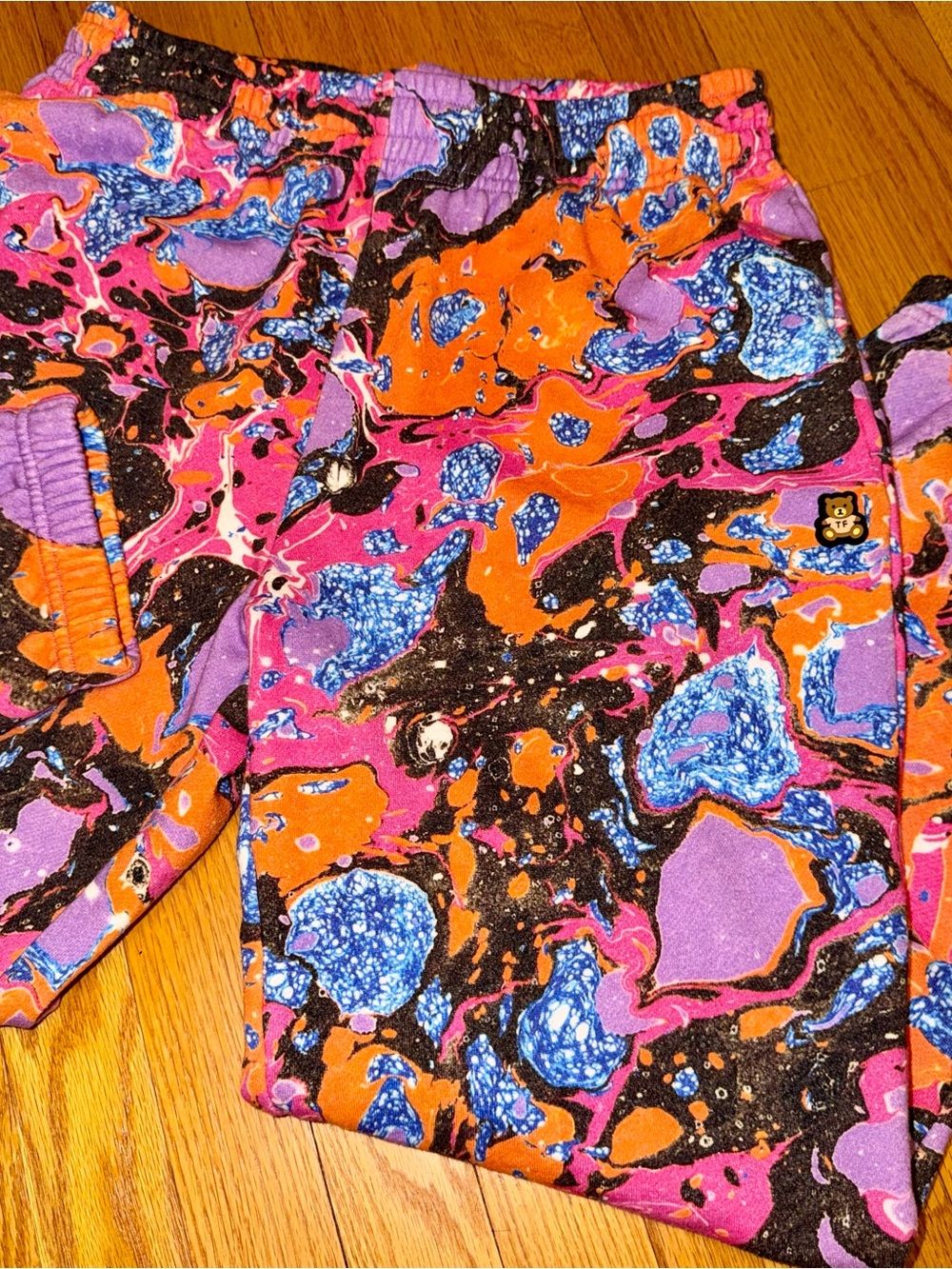 Teddy Fresh Bright Abstract Print Sweatpants